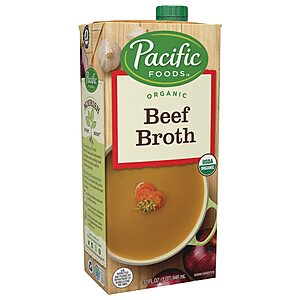 32-Oz Pacific Foods Organic Beef Broth $2.40 w/ Subscribe & Save