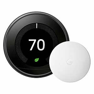 COSTCO MEMBERS: Google Nest Learning Thermostat with Nest Temperature Sensor $209.99