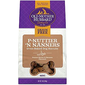 16-Oz Old Mother Hubbard Peanut Butter & Banana Flavored Dog Treats $3.85 w/ S&S + free shipping w/ Prime or on $25+