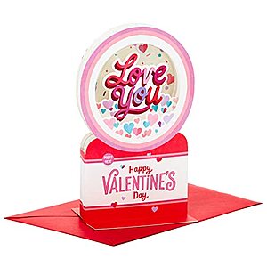 Hallmark Paper Wonder Pop Up Musical Valentines Day Card (Love You Snow Globe) - $6.34 - Amazon