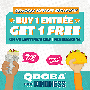 QDOBA Rewards Exclusive BOGO!