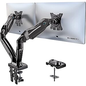 Huanuo Dual Monitor Adjustable Spring Stand Monitor Mount (17-27" Monitors) $36 + Free Shipping