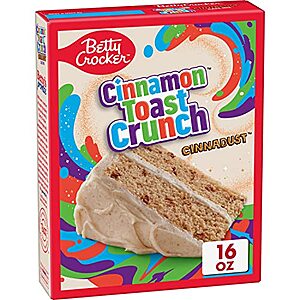 16oz Betty Crocker Cinnamon Toast Crunch Cake Mix $1.45 w/ Subscribe & Save