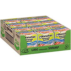 12-Pack 2.25-Oz Maruchan Instant Lunch Ramen Noodles (Lime with Shrimp) $4.45 + Free S&H w/ Walmart+, Prime or $25+