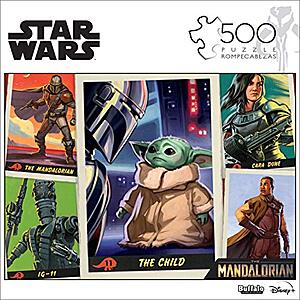 500-Piece Buffalo Games Jigsaw Puzzle: Star Wars The Mandalorian Trading Cards $4.40 + Free Shipping w/ Prime or $25+
