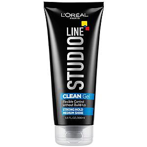 6.8-Oz L'Oreal Paris Studio Line Clear Minded Clean Gel (Strong Hold) $3 w/ S&S + Free S&H w/ Prime or $25+