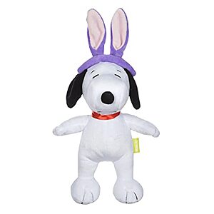 9" Peanuts for Pets Snoopy Easter Bunny Plush Squeaker Pet Toy $4.90 + Free Shipping w/ Prime or $25+