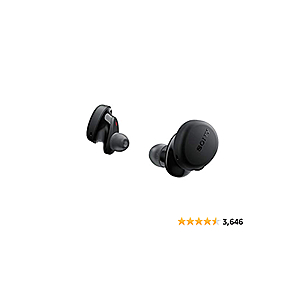 Sony WF-XB700 EXTRA BASS True Wireless Earbuds Headset/Headphones with Mic for Phone Call Bluetooth Technology, Black - $60.30