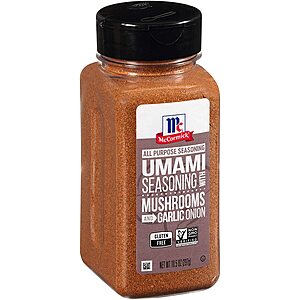 10.5-Oz McCormick Umami Seasoning w/ Mushrooms and Garlic Onion $5.76 w/ S&S + Free Shipping w/ Prime or on orders over $25