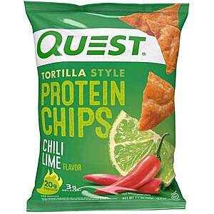 12-Pack 1.1-oz Quest Nutrition Tortilla Style Protein Chips (Various) from 2 for $30.30 + Free Shipping