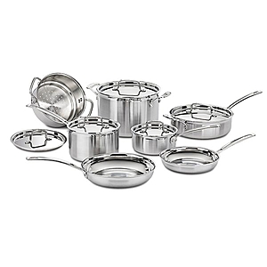 Kohl’s: Cuisinart® Multiclad Pro Tri-Ply Stainless 12pc Cookware Set - $209.99