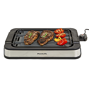 PowerXL Indoor Grill and Griddle - stainless steel $29.99 at Bestbuy