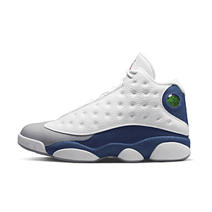 Air Jordan 13 Retro Shoe (Limited Sizes, White/French Blue/Light Steel Grey/Fire Red) $140 + Free Shipping