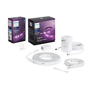 Philips Hue 6ft Bluetooth Light Strip and 3ft Light Strip Extension Bundle w/ FS Costco Online Price $69.98
