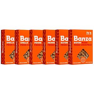 6-Pack 8-Oz Banza Chickpea Pasta Variety Pack $16.30 w/ S&S + Free Shipping w/ Prime or on orders $25+