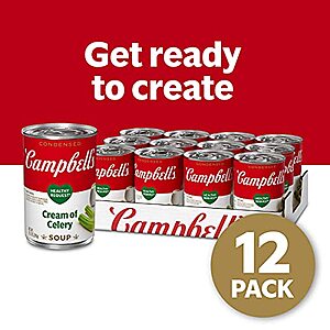 Campbell's Condensed Healthy Request Cream of Celery Soup, 10.5 Ounce Can (Pack of 12)~$10.85 @ Amazon~Free Prime Shipping!
