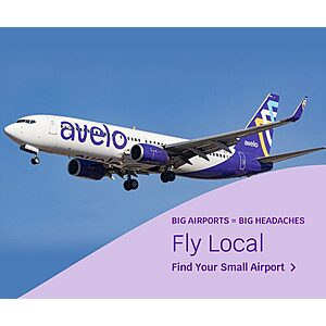 Avelo Airlines 50% Off RT Airfares With Promo Code - Book by November 28, 2022