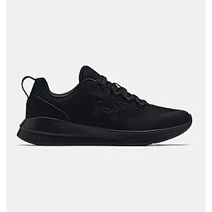 Under Armour Men's UA Essential Sportstyle Shoes (Black, Sizes 11.5 & 12 only) $9.95 + Free Shipping