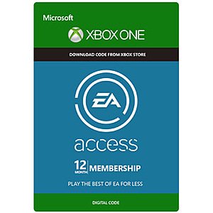 12-Month EA Access Subscription (Xbox One Digital Code)  $25