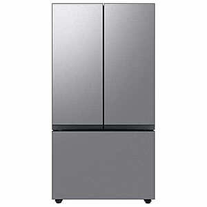 Samsung 30 cu. ft. Bespoke 3-Door French Door Refrigerator with AutoFill Water Pitcher - Stainless Steel or White Glass $1499.99