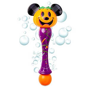 Mickey Mouse Jack-o'-Lantern Halloween Light-Up Bubble Wand $13, 5.5" Mickey Mouse Halloween Light-Up Plush $8 + Free Shipping