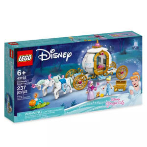 237-Piece LEGO Cinderella's Royal Carriage Building Set (43192) $29.99 + Free Shipping