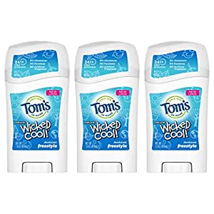3-Pack Tom's of Maine Aluminum-Free Wicked Cool! Natural Deodorant for Kids (Freestyle) $8.01 ($2.67 Each) + Free Shipping w/ Prime or $25+