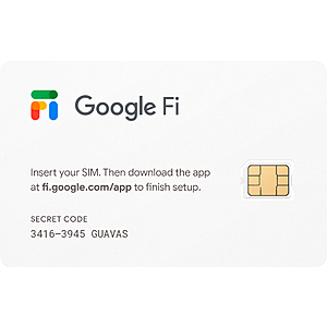 1 month free of Google Fi Unlimited Plus/ Simply unlimited with SIM Card purchased from third party - new single subscriber - pay 58.5$/45 free after up to 65 bill credit