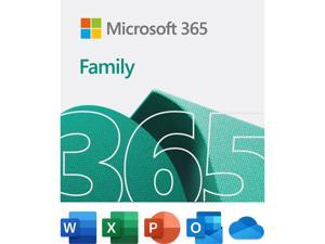 Microsoft 365 Family (6 user) + AVG Internet Security 5 Devices $59.98 (Mac/PC download)
