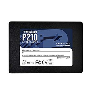 Patriot P210 2.5 SATA Solid State Drive SSD: 1TB $43, 2TB $80