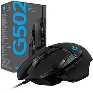Logitech G G502 HERO Wired Gaming Mouse w/ RGB Lighting (Black) $35 + Free Store Pickup
