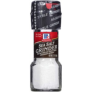 2.12-Oz McCormick Sea Salt Grinder $1.50 w/ Subscribe & Save