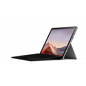 Microsoft Surface Pro 7, Intel Core i5-1035G4, 8GB Memory, 128GB SSD (Latest Model) with Black Type Cover ~$699