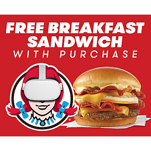 Wendy’s Free Breakfast Sandwich Via App With Any Purchase Through June 30