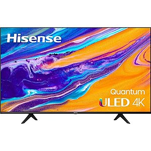 65" Hisense U6G 4K ULED Quantum HDR Smart TV $500; 75" / $700