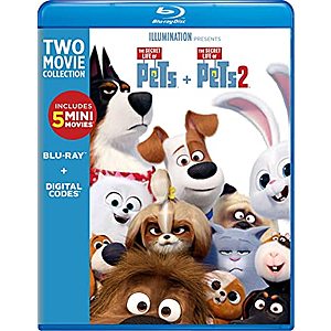 Prime exclusive Lightning deal Secret Life of Pets 1 and 2 Bluray and digital copies $9.99