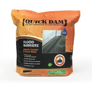 Quick Dam 17' Water-Activated Flood Barrier $25.30 + Free Shipping