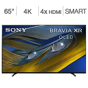 Costco Members: 65" Sony Bravia XR65A80CJ OLED 4K UHD Smart Google TV $1800 + Free Shipping