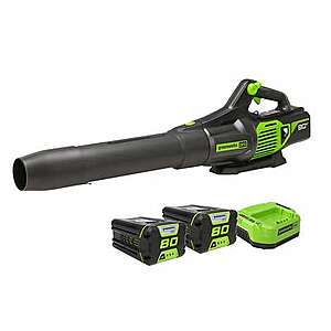Costco Greenworks 80V Jet Blower with (2) 2Ah Batteries & charger $60 OFF & Free Shipping $219.99