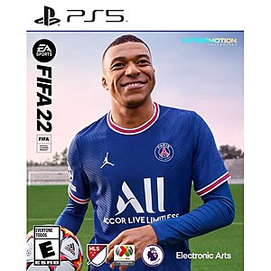 Fifa 22 (PS4 or Xbox One/Series X) $26, (Playstation 5) $35