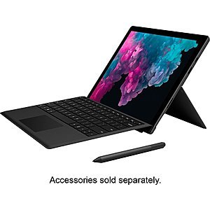 Microsoft Surface Pro 6 12.3" Touch-Screen Intel Core i5 8GB Memory 256GB Solid State Drive Black KJT-00016 - Best Buy $699.99