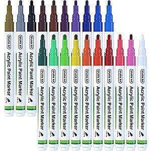 20-Count Shuttle Art Fine Tip Acrylic Paint Markers $6.49 + Free shipping w/ Prime or on Orders $25+