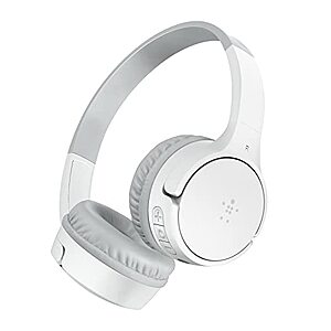 Belkin SOUNDFORM Mini Kids Wireless Headphones with Built in Mic, 30 Hours Playtime, Bluetooth 5.0 or Wired Connection- All Colors - $19.99 + Free Shipping w/ Prime or on $25+