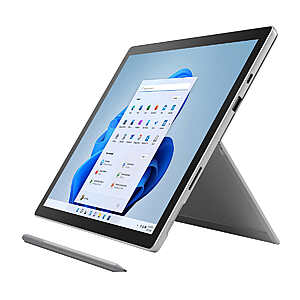 New Microsoft Surface Pro 7+ Bundle - 11th Gen Intel Core i5 - 2736 x 1824 Display - Windows 11 - Platinum for $750
