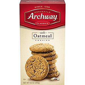 9-Pk of 9.5oz Archway Cookies (Soft Oatmeal) and 4 other varieties - $16.88 AC via Subscribe& Save