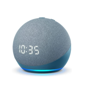 Prime Members: Echo Dot Smart Speaker w/ Clock and Alexa (4th Gen) $33 + Free S/H