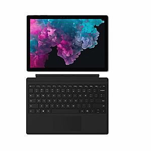 Microsoft Surface Pro 6 (Intel Core i5, 8GB RAM, 256GB) - Microsoft Surface Pro Black Signature Type Cover- Black $699.99