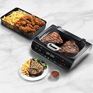 Gourmia FoodStation 5-in-1 Smokeless Grill & Air Fryer $76.50 w/ free shipping @ Target