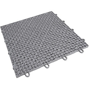 RaceDeck GarageFlow 1' x 1' Interlocking Garage Floor Tiles (Gray or Black) $2 + Free Shipping