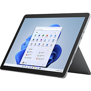 Microsoft Surface Go 2 10.5" Intel Pentium 1.7Ghz (2 Cores/4 Threads), 8GB RAM, 128GB SSD, 1920x1080 Touch-Screen $400